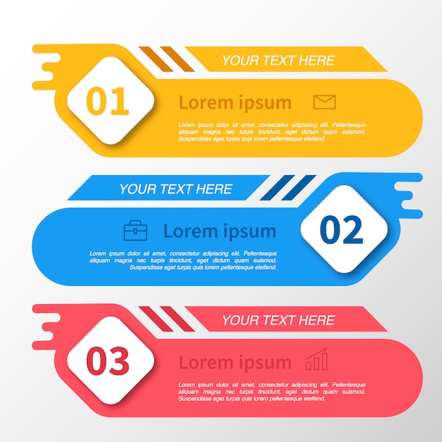 Vecteur conception infographique moderne