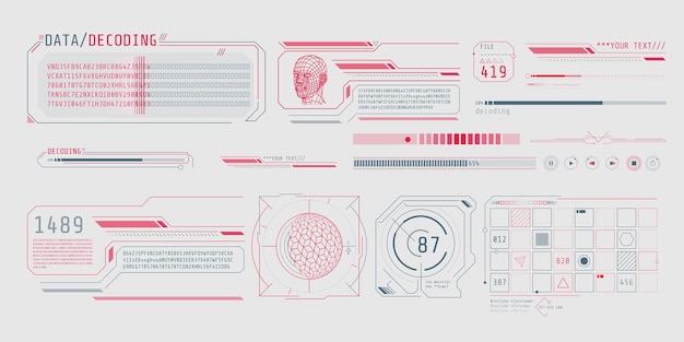 Conception d'interface Hud pour le décodage de grandes données