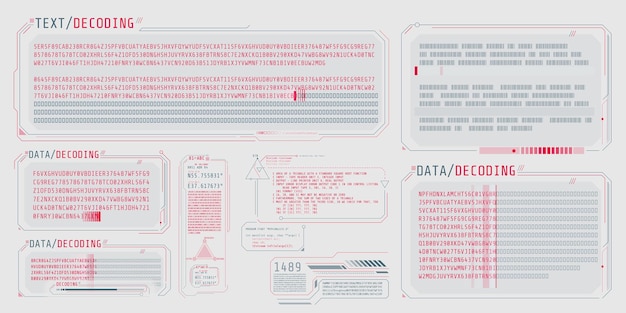 Conception d'interface Hud pour le décodage de grandes données