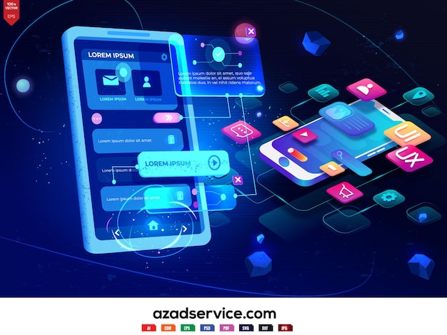 Conception de l'interface utilisateur de l'application mobile