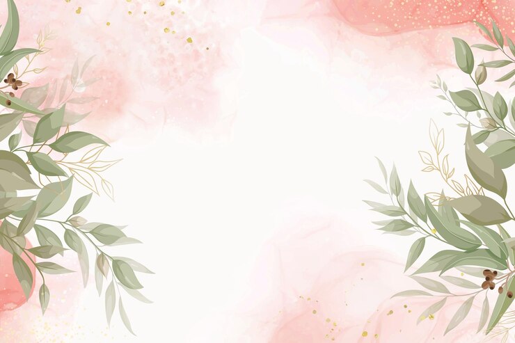 Conception d'invitation de mariage de verdure avec floral et aquarelle