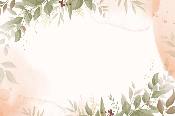 Conception d'invitation de mariage de verdure avec floral et aquarelle