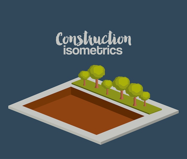 conception isométrique de construction