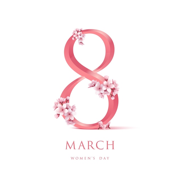 Conception de la journée de la femme du 8 mars. Conception de concept vectoriel de la journée de la femme pour la célébration internationale de la femme.
