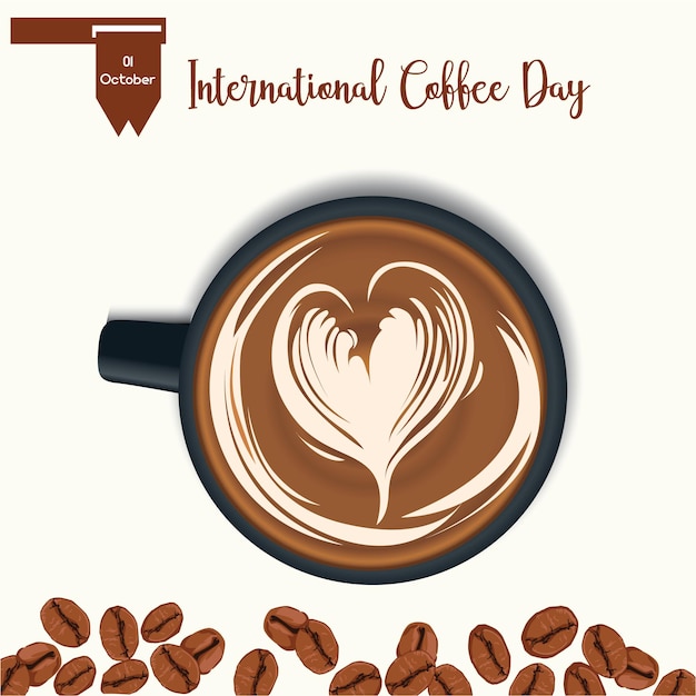 Conception De La Journée Internationale Du Café