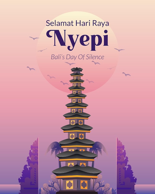 Conception de la journée Nyepi Balis