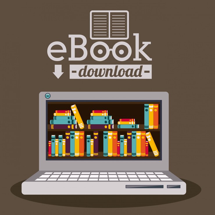 Vecteur conception de livre électronique