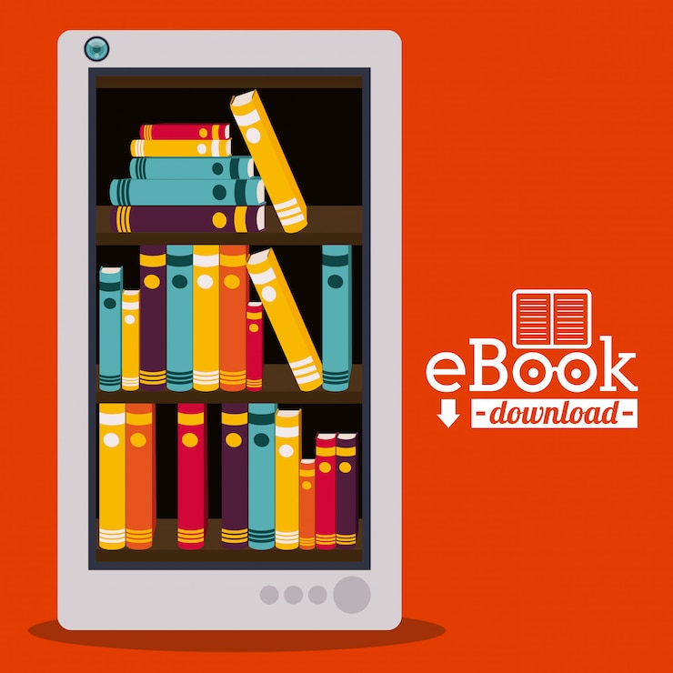 Vecteur conception de livre électronique