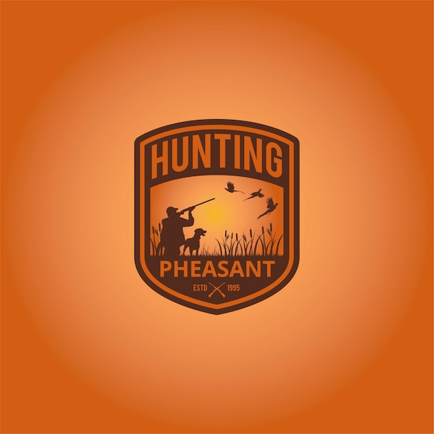 Conception De Logo De Chasse