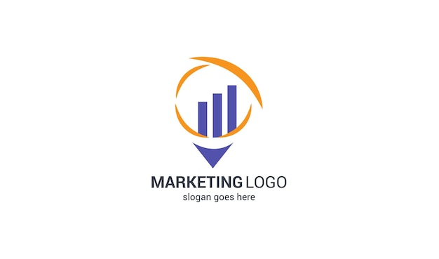 Conception de logo de comptabilité ou de finance vectoriel de style simple Illustration artistique
