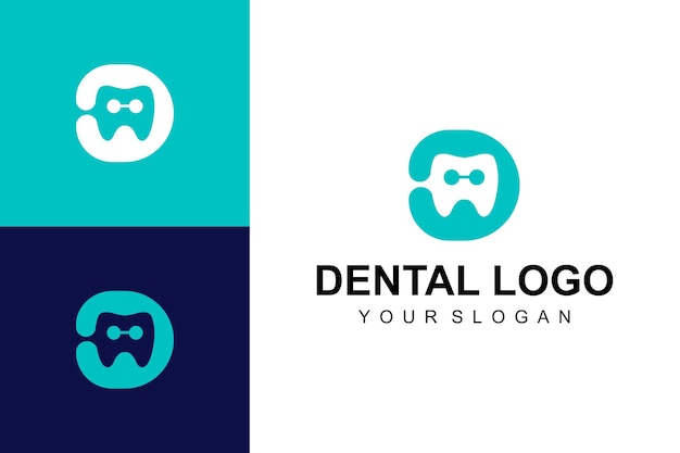 Vecteur conception de logo dentaire et icônes