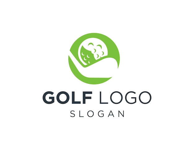 Conception De Logo De Golf