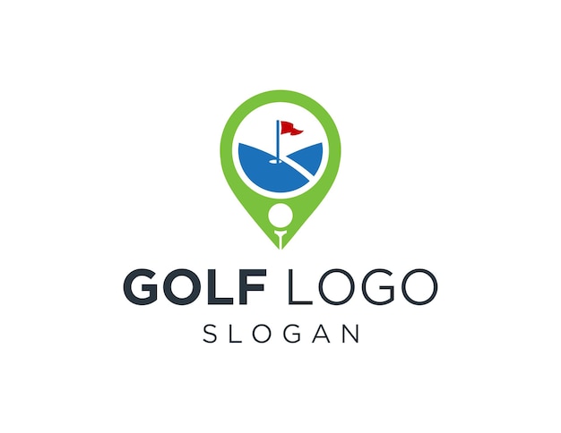 Conception De Logo De Golf