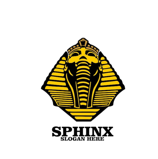 Conception Logo Icône Mascotte Personnage Sphinx