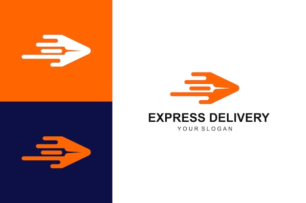 Vecteur conception de logo et icônes de livraison express