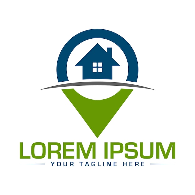 Conception de logo immobilier Abstrait Conception de logo maison moderne Logo immobilier