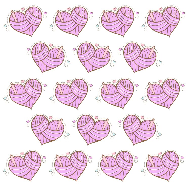 Vecteur conception de logo mignon vecteur de couture de cœur
