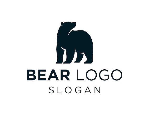 conception de logo d&#39;ours