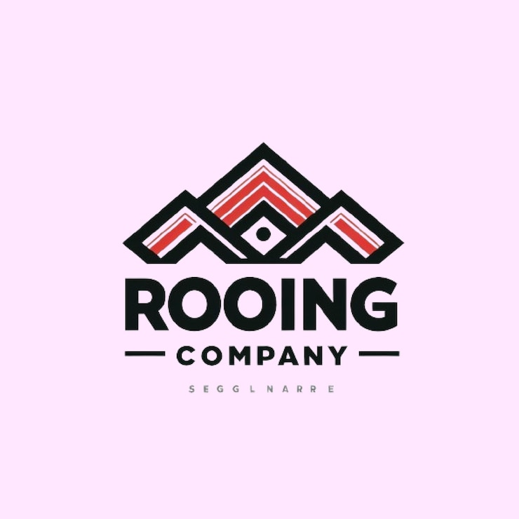 Vecteur conception de logo pour les toits immobiliers