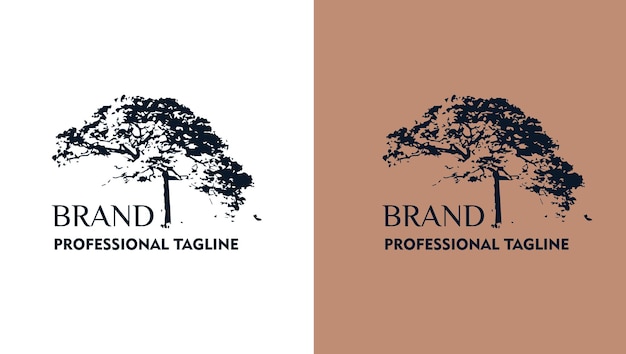 CONCEPTION DE LOGO PROFESSIONNEL D'ARBRE