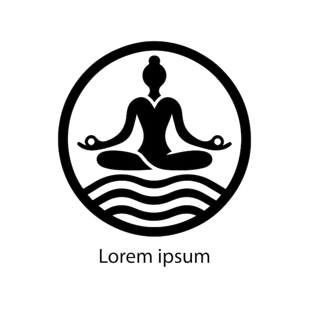 Une Conception De Logo De Yoga