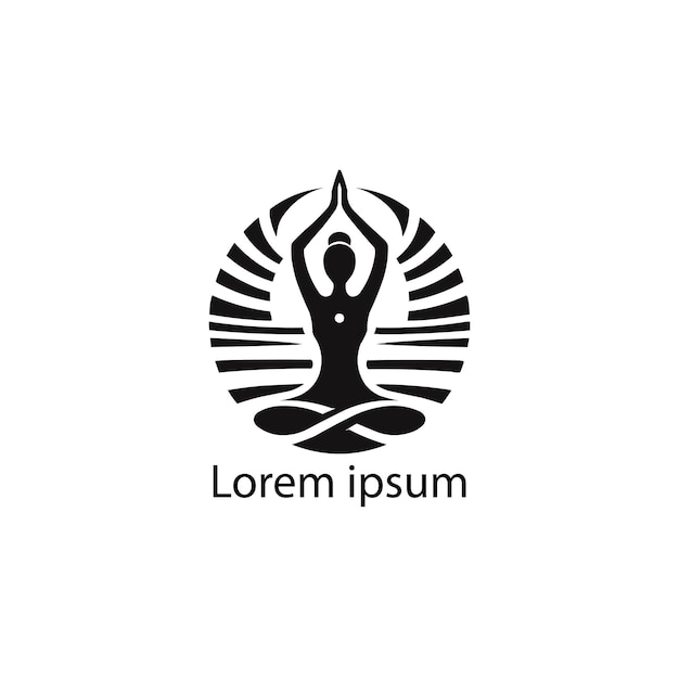 Une Conception De Logo De Yoga