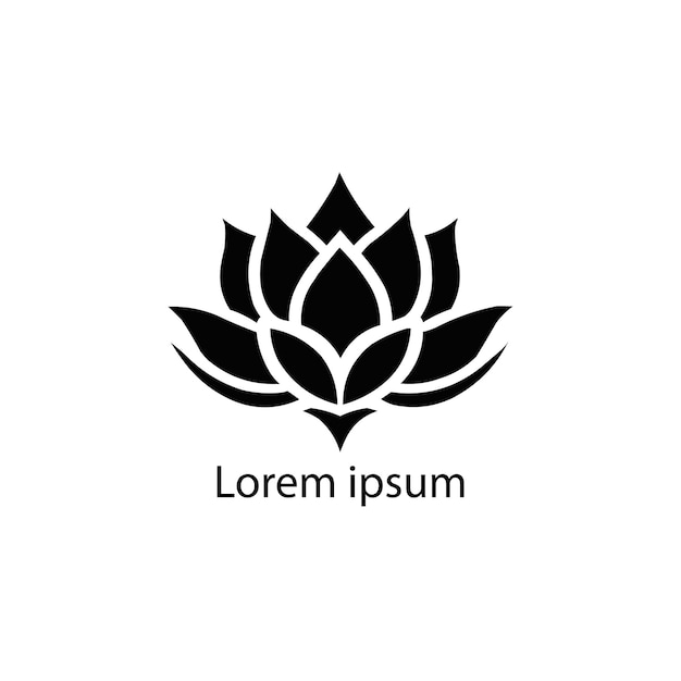 Vecteur une conception de logo de yoga