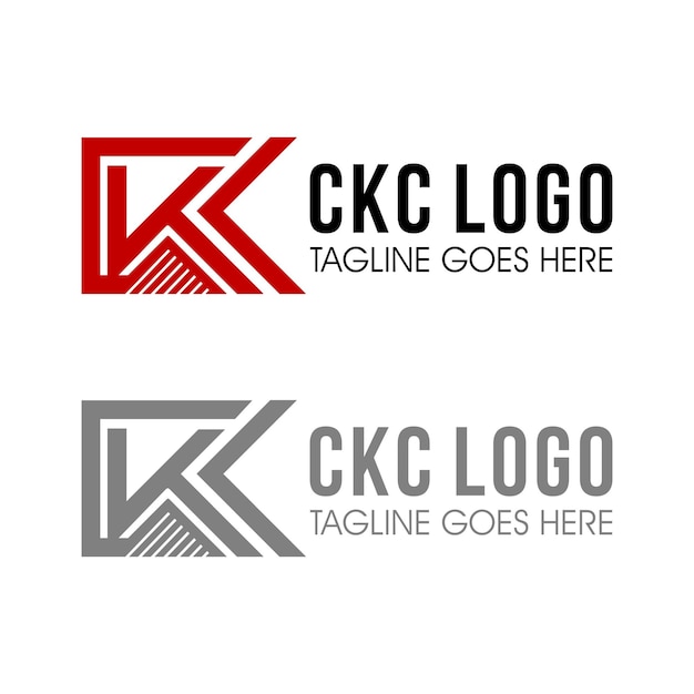 Vecteur conception de logotype ckc pour le commerce de détail gome - modèle de logotype vectoriel
