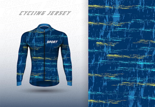 Conception de maillot de cyclisme premium de vecteur