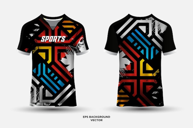 Conception De Maillot Fantastique Adaptée Aux Jeux De Football De Course Sportive Et Au Vecteur D'esports