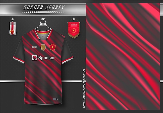 Conception De Maillot De Football Pour La Sublimation