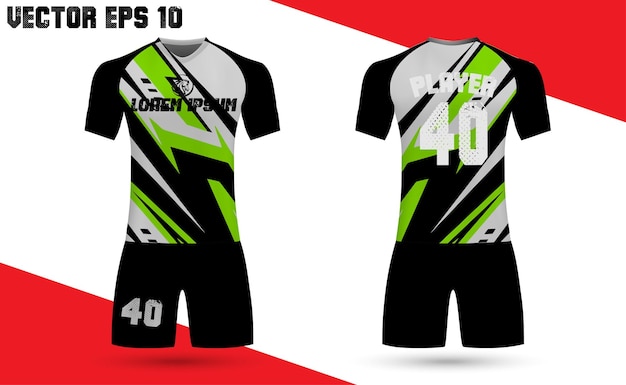 Conception de maillot de football pour la sublimation