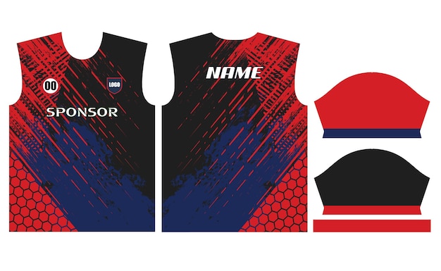 conception de maillots de football pour la sublimation ou conception de maillots de cricket de football