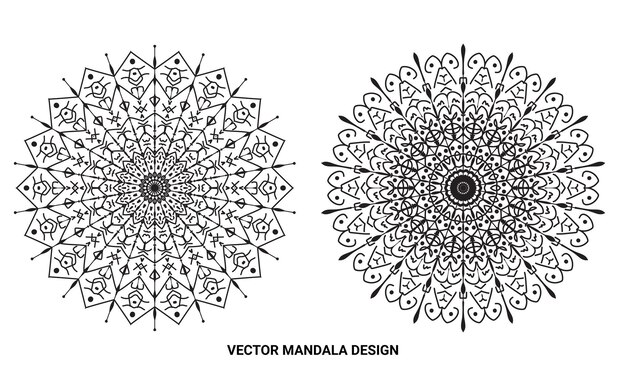 conception de mandala art de mandala simple