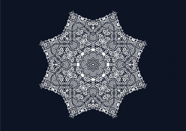 Conception De Mandala De Luxe