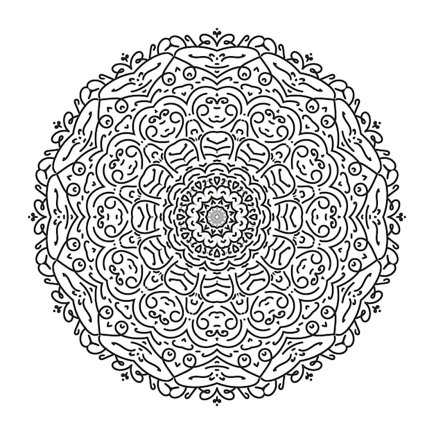 Conception de mandala de luxe