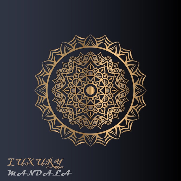 Conception De Mandala De Luxe