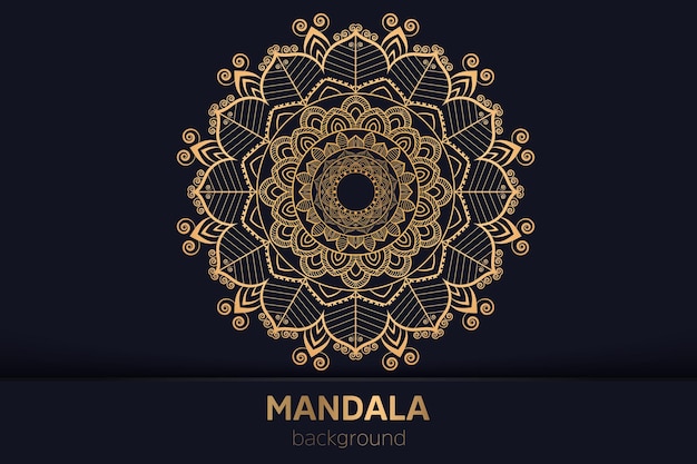 Vecteur conception de mandala de luxe