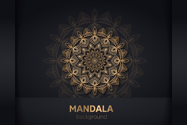 Vecteur conception de mandala de luxe