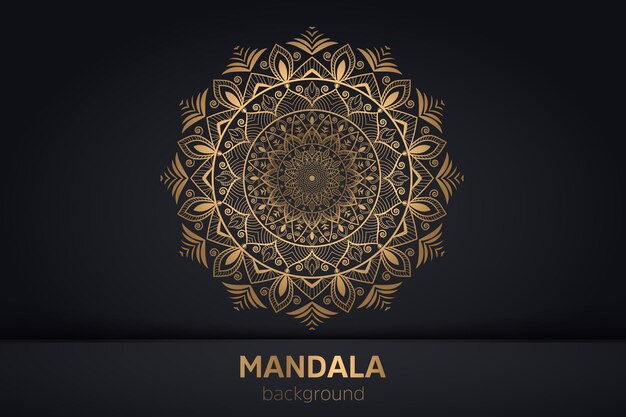 Vecteur conception de mandala de luxe