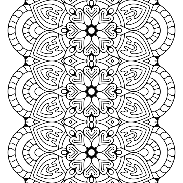 Conception De Mandala Ornemental De Luxe