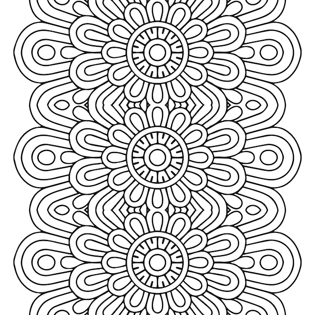 Conception De Mandala Ornemental De Luxe