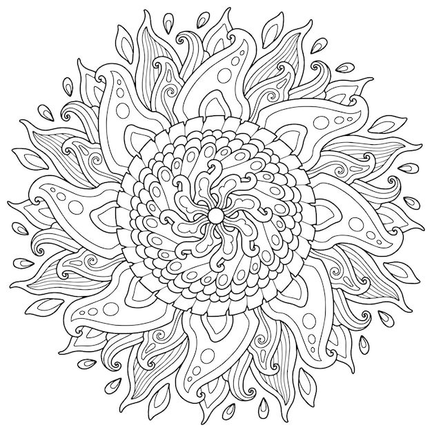 Set de dessin personnalisé pour adulte - MANDALA