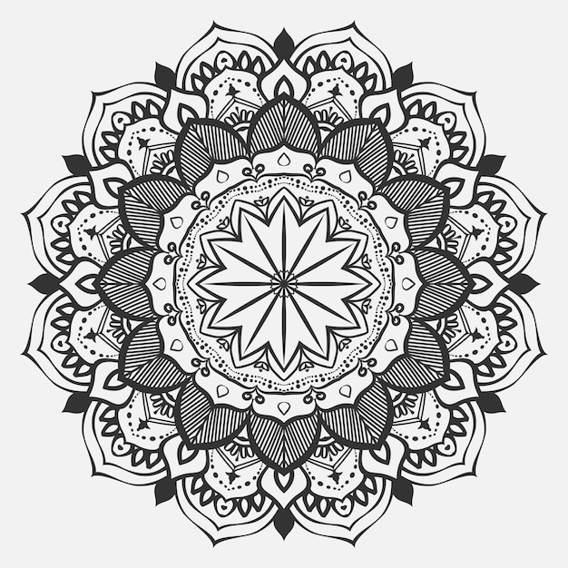 conception de mandala pour le fond et la décoration