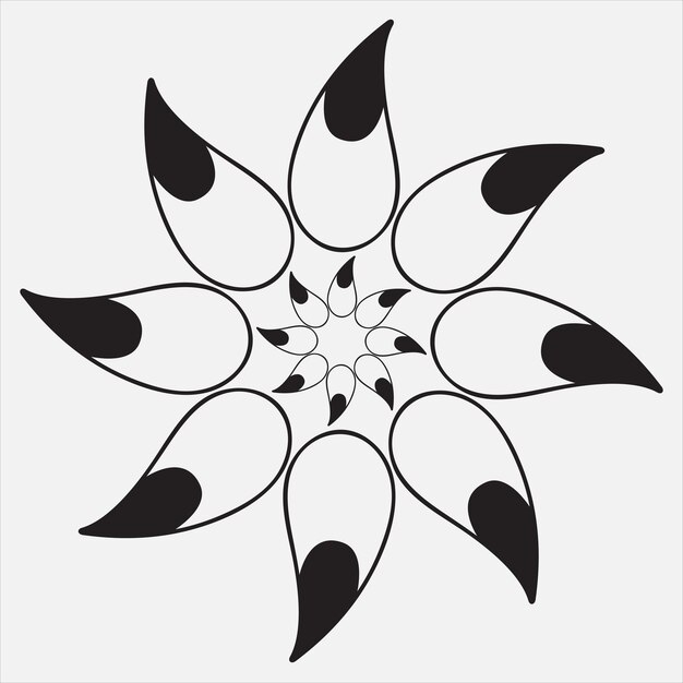 Conception De Mandala Vectoriel