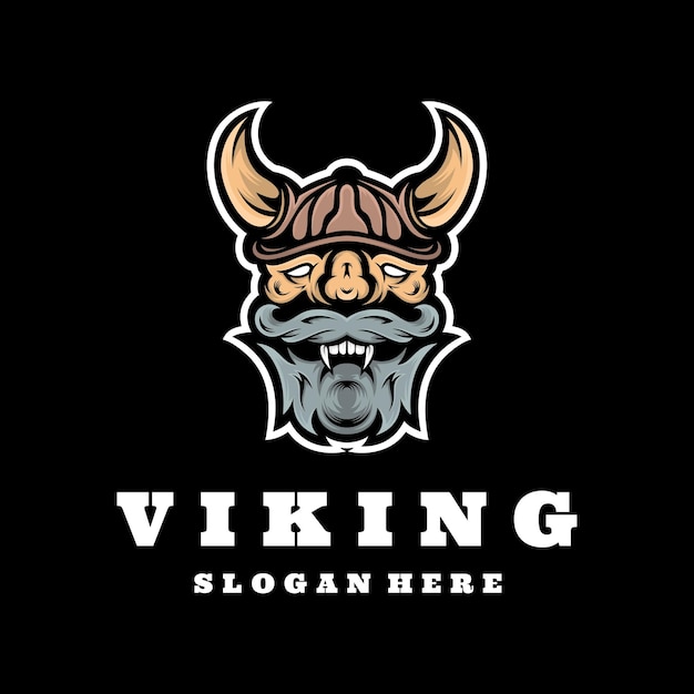 Vecteur conception de mascotte viking