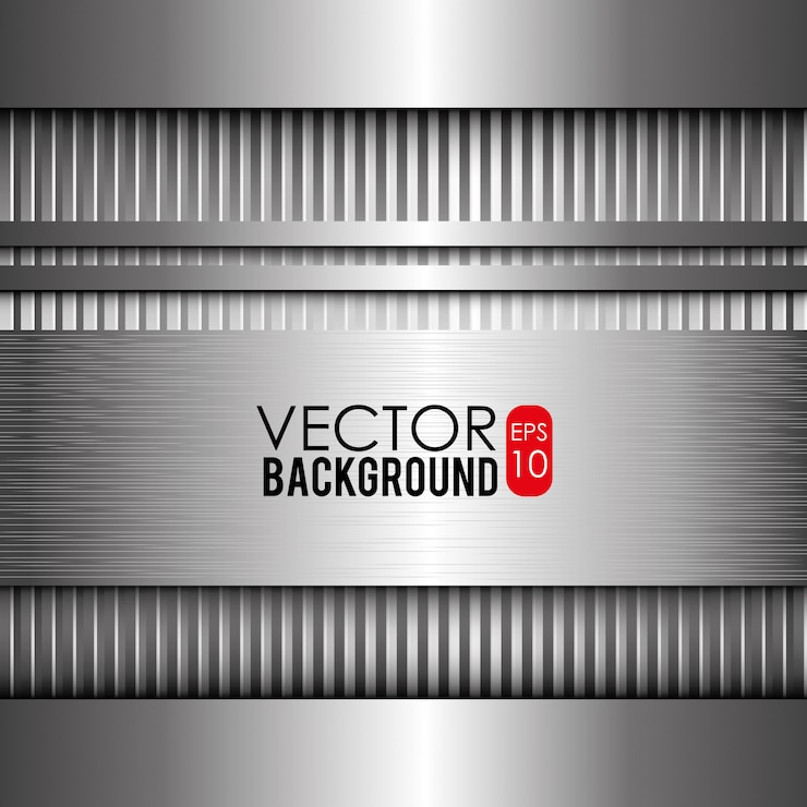 Vecteur conception en métal
