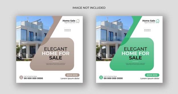 Vecteur conception de modèle de bannière de flyer carré de publication de médias sociaux d'entreprise de vente à domicile