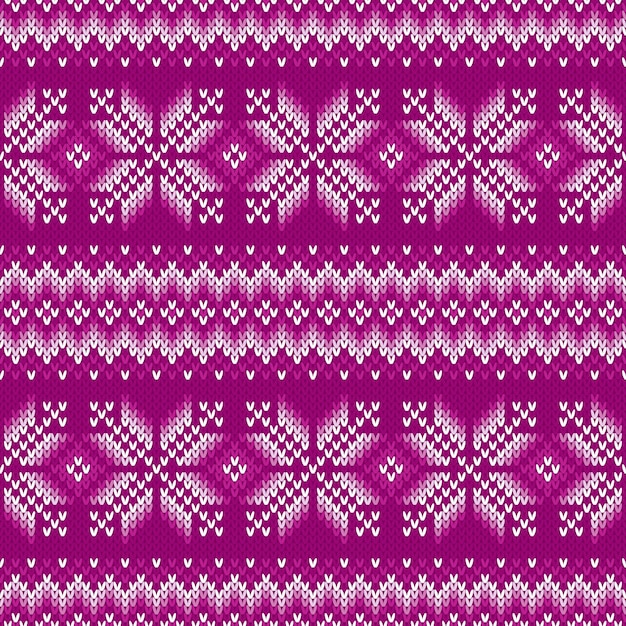 Conception De Modèle De Chandail Tricoté Traditionnel Fair Isle