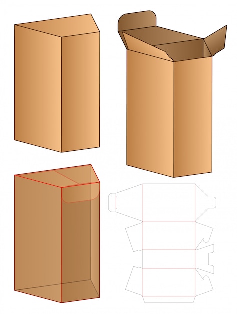 Conception De Modèle Découpé Sous Emballage.